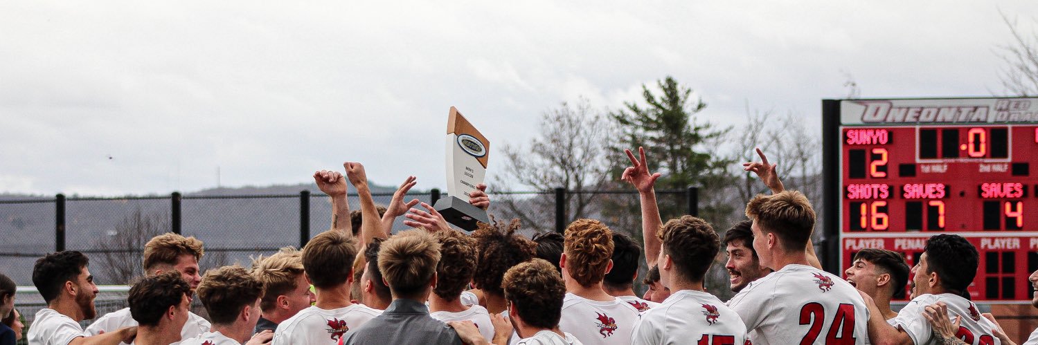 Oneonta Men's Soccer banner