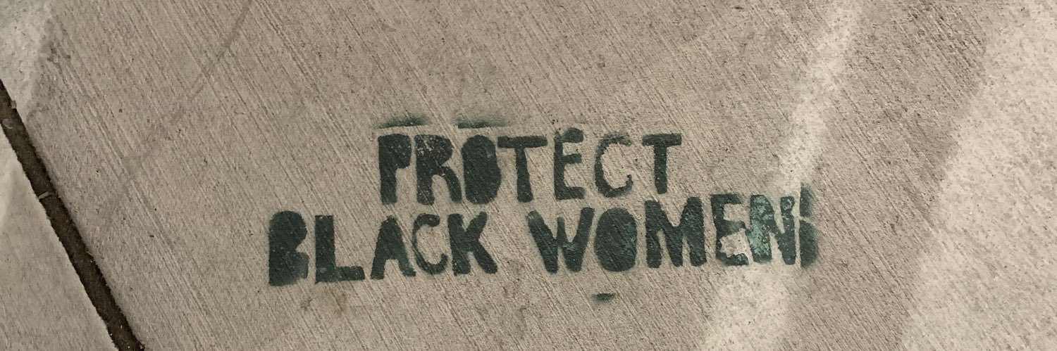 black women stan account. banner