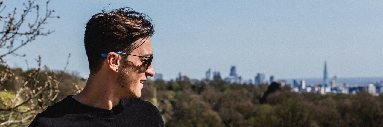 Mesut Özil's banner