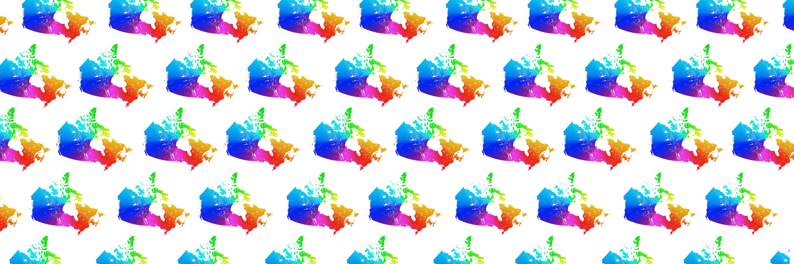 weird canada // land back banner