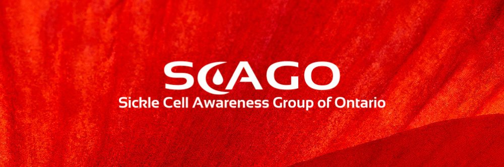 Sickle Cell Awareness Group of Ontario (SCAGO) banner