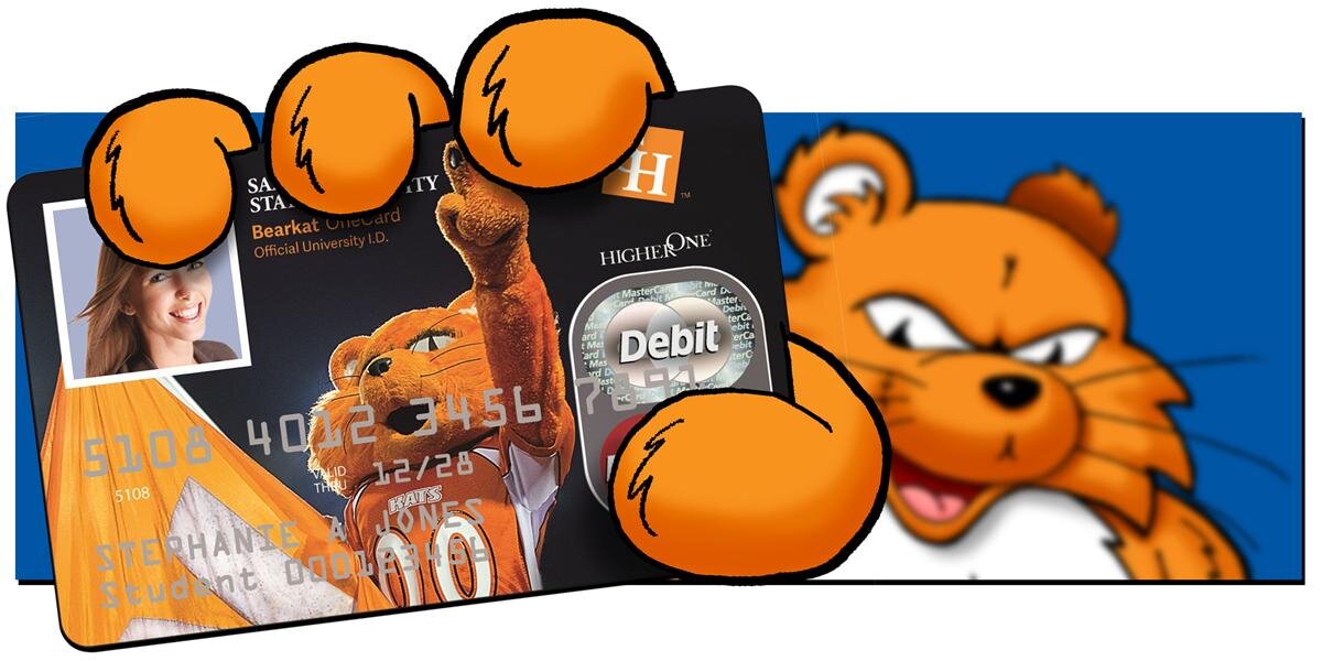 Bearkat OneCard banner