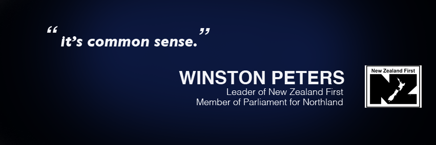 New Zealand First banner