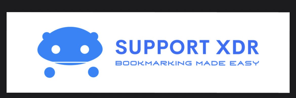 SupportXDR banner