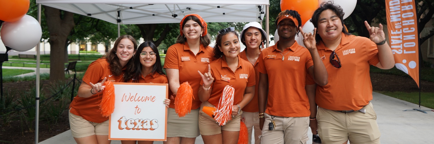Longhorn Orientation's banner