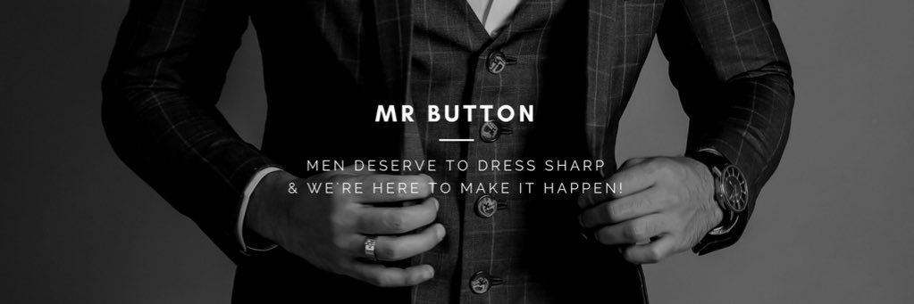 MR BUTTON banner