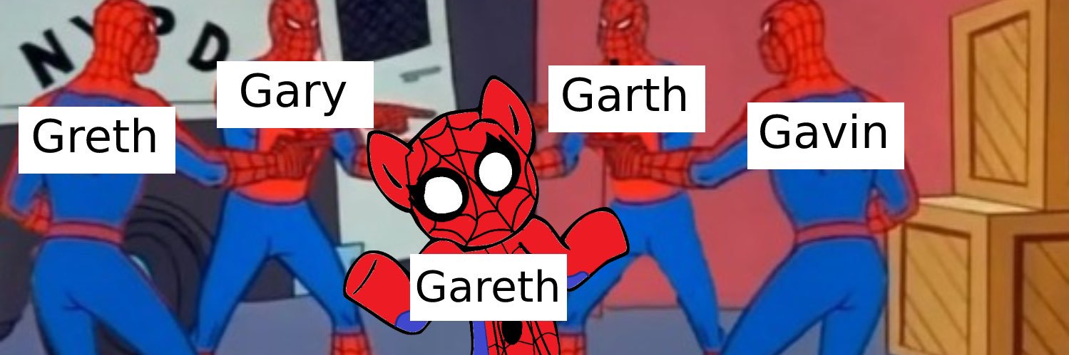 Gareth's banner