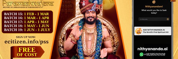 SriNithyananda Profile Banner