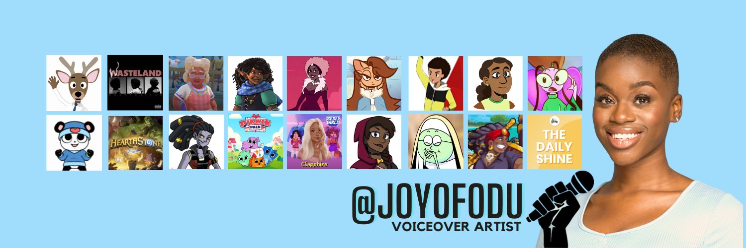 Joy Ofodu Voiceover Profile Banner