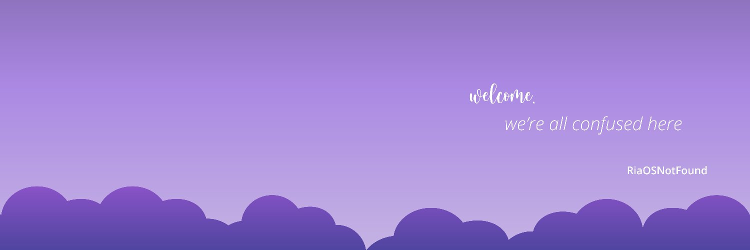RiaOSNotFound's profile banner image
