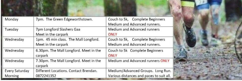 Brendan Doyle Running banner