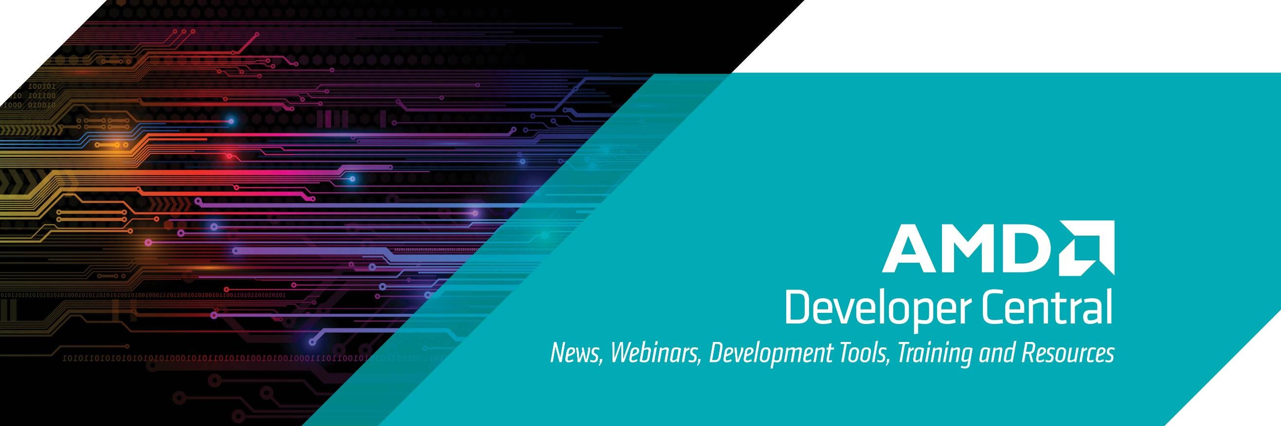 AMD Dev Central banner