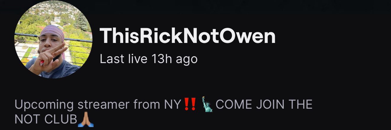 ThisRickNotOwen's profile banner image