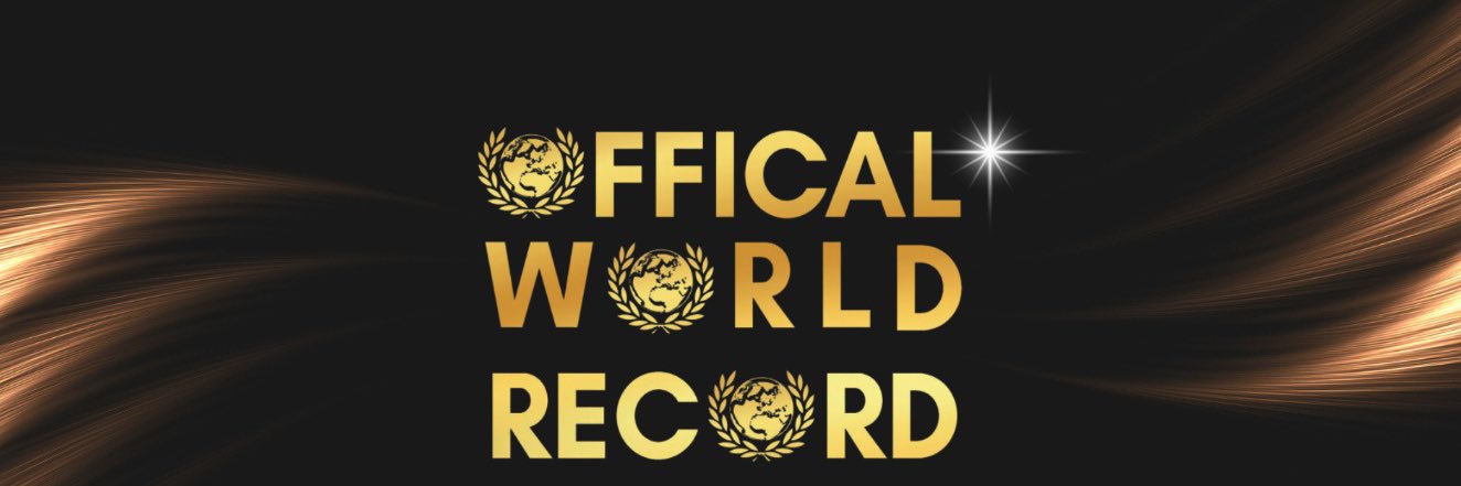 Official World Record banner