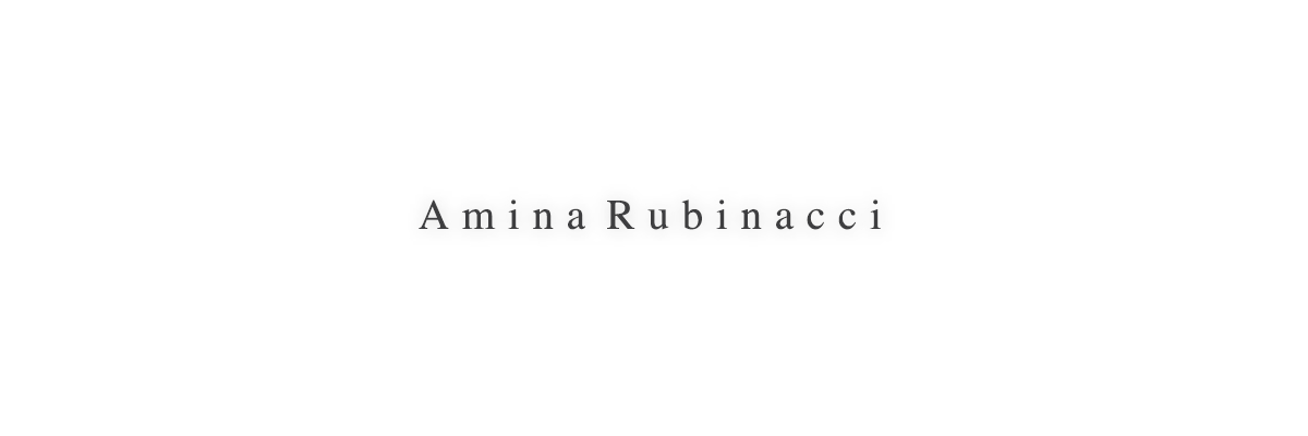 Amina Rubinacci banner
