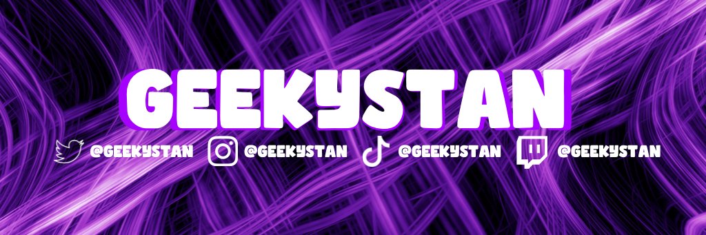 geekystan's profile banner image
