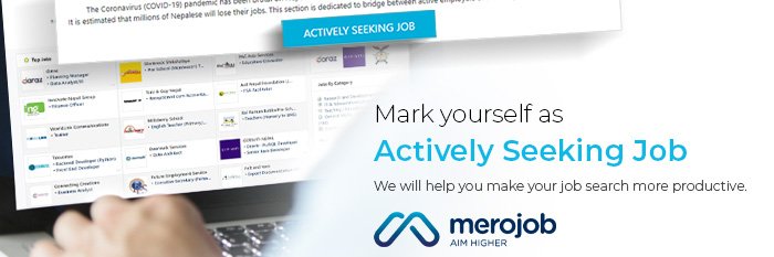 merojob's profile banner image