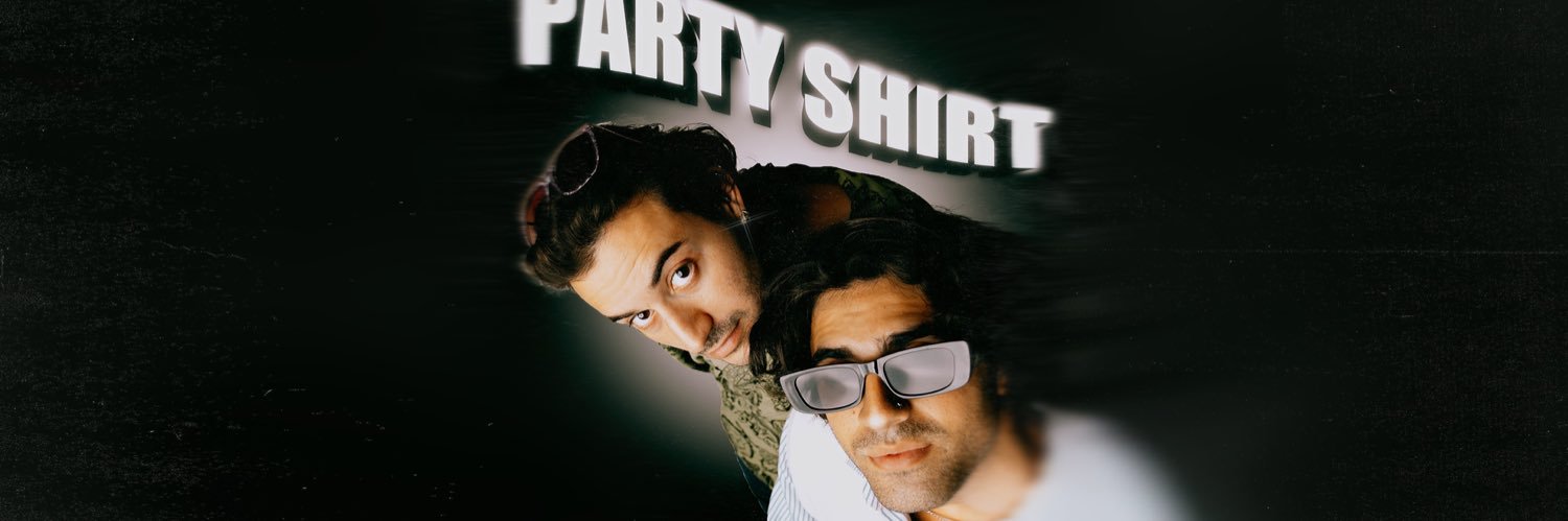 PARTY SHIRT banner