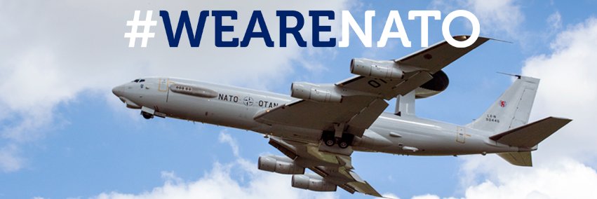 NATO AWACS's banner