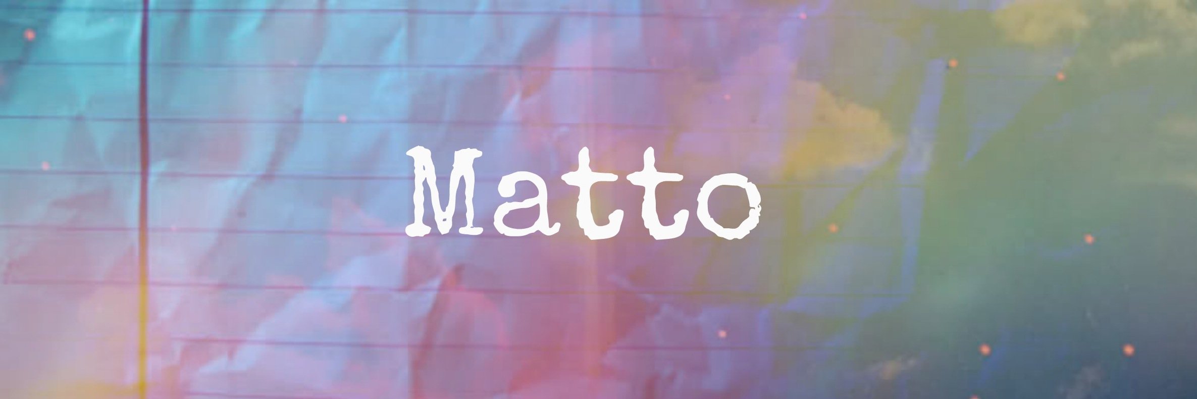 MyNamesMatto's profile banner image