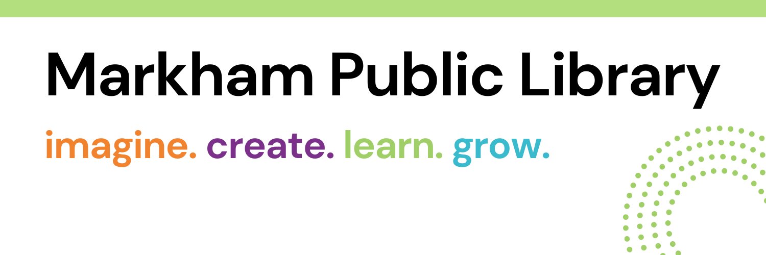 Markham Public Library banner