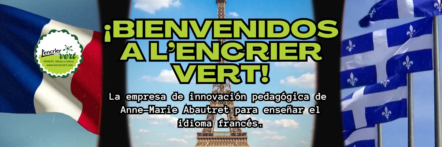 ¡Aprende francés con L'encrier vert! 🗣️🇫🇷 banner