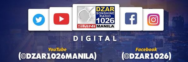 DZAR 1026 SMNI Radio Manila Profile Banner