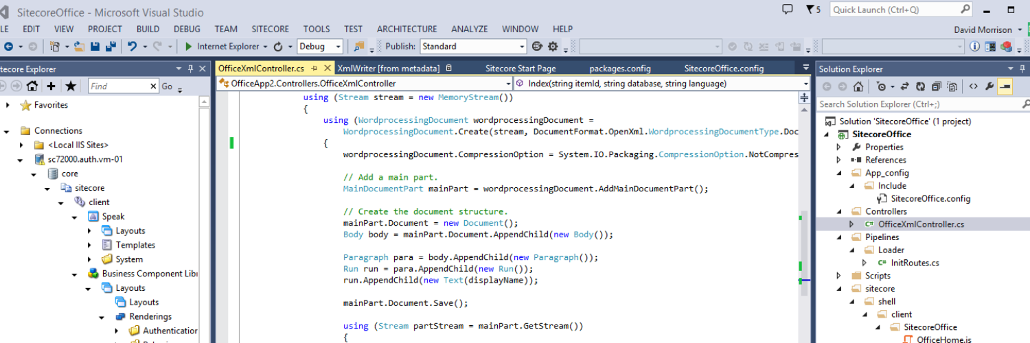 David Morrison banner