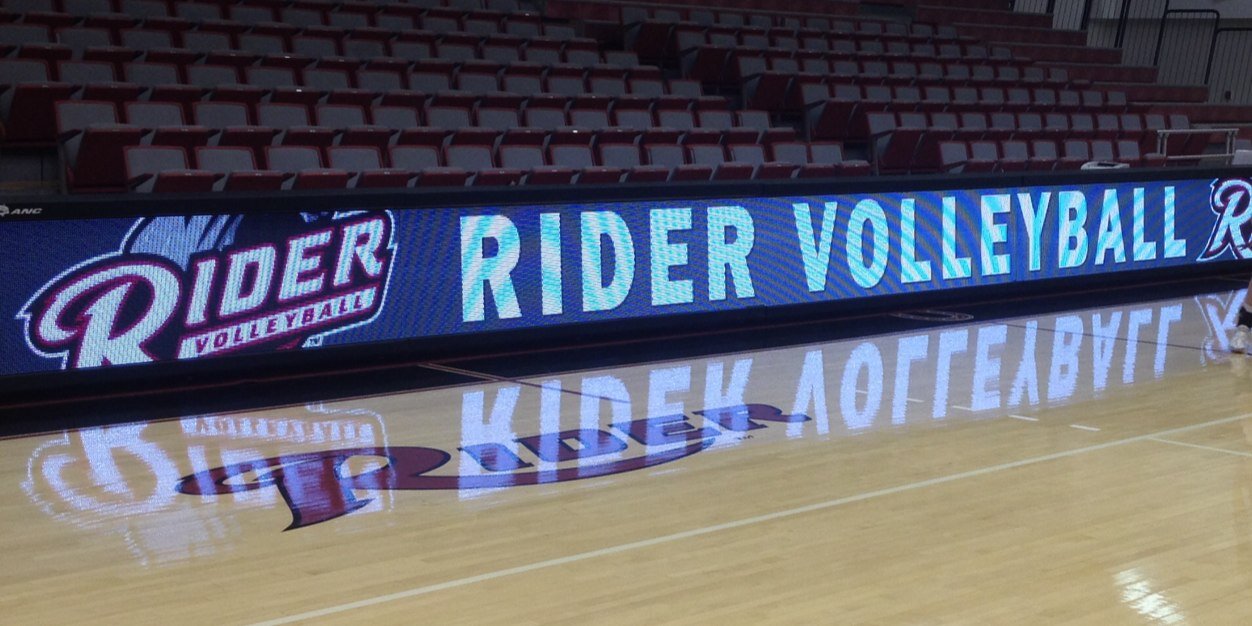 Rider Volleyball banner