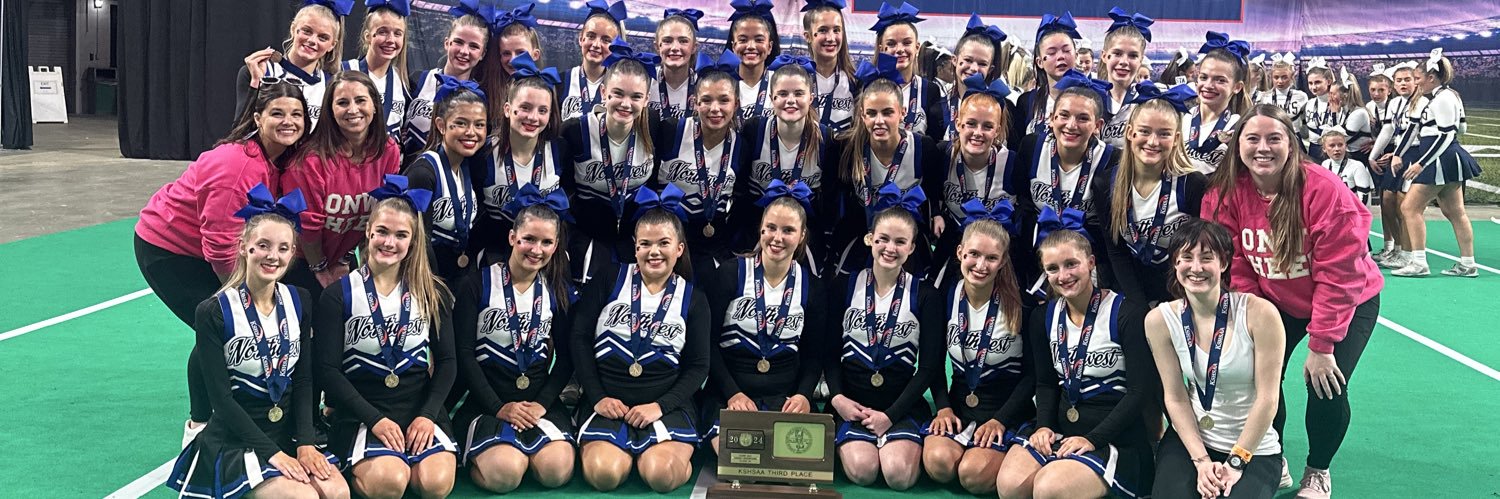 Olathe Northwest Cheer banner