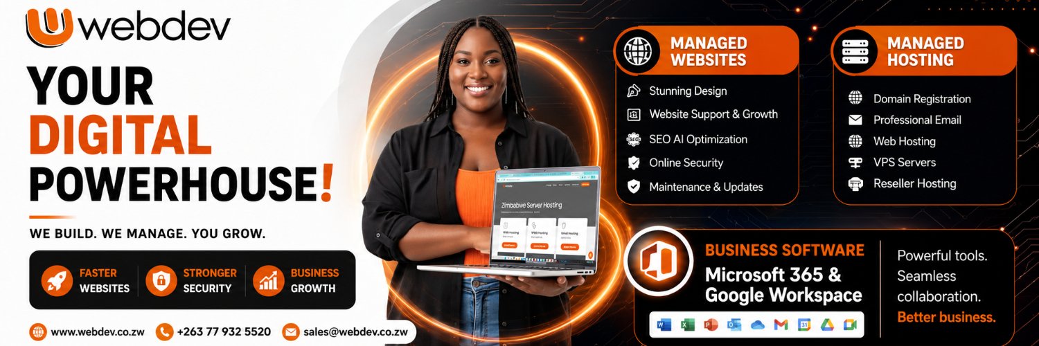 Webdev Zimbabwe banner