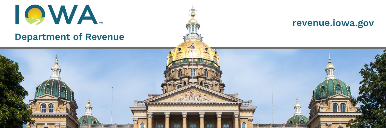 Iowa Department of Revenue banner