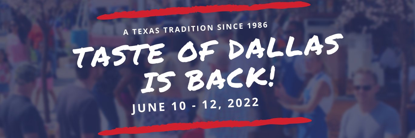 Taste of Dallas banner