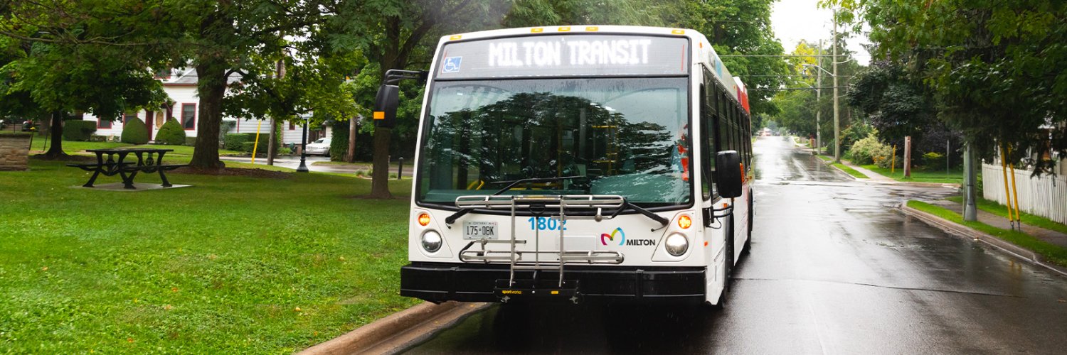 Milton Transit banner