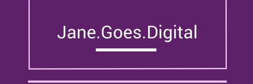 janegoesdigital's profile banner image