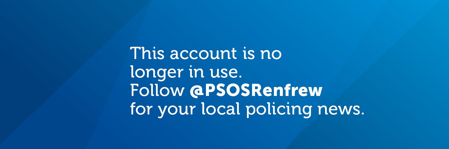 Johnstone & Renfrew Police banner