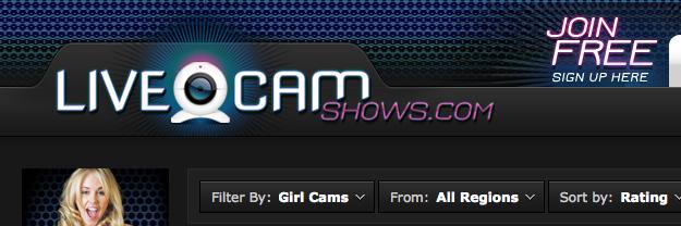 LiveCamShows banner