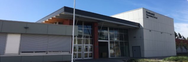 Centennial School banner