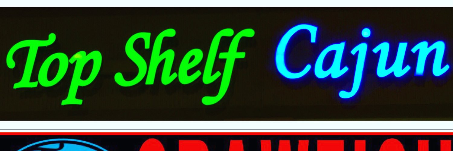 The Top Shelf Cajun banner