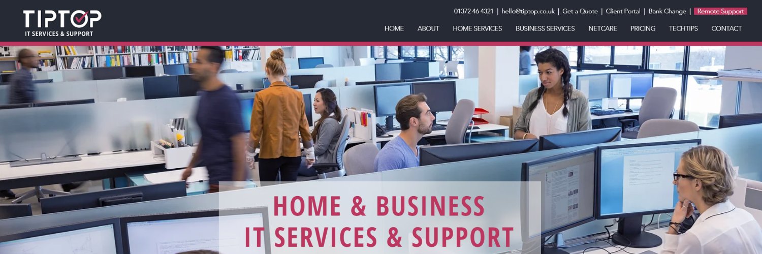 TipTop // IT Services & Support banner