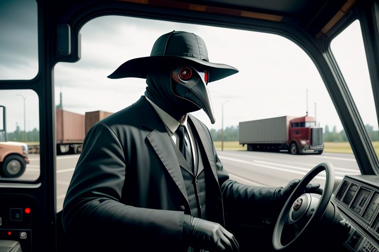 Plague Trucker's banner