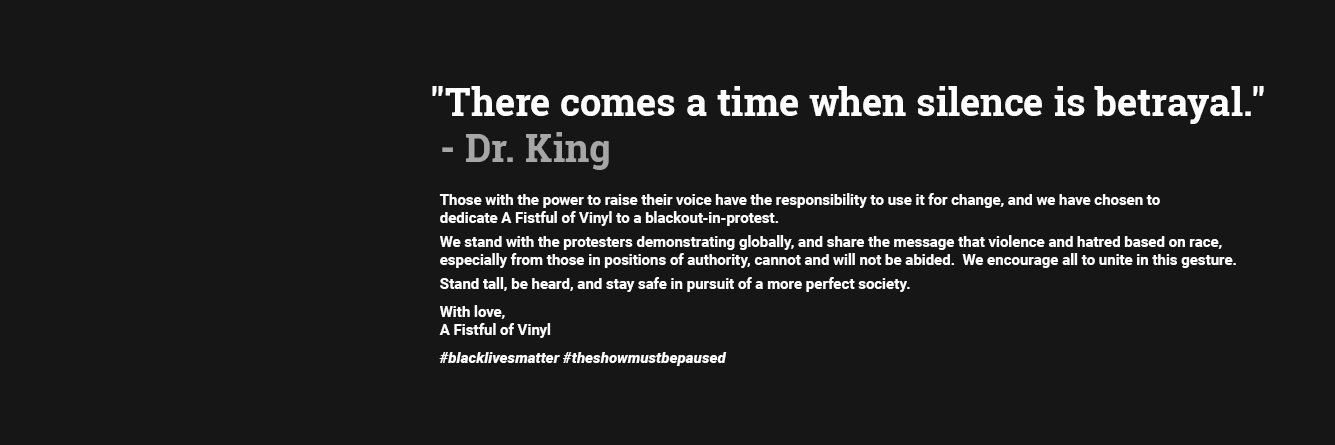 A Fistful Of Vinyl banner