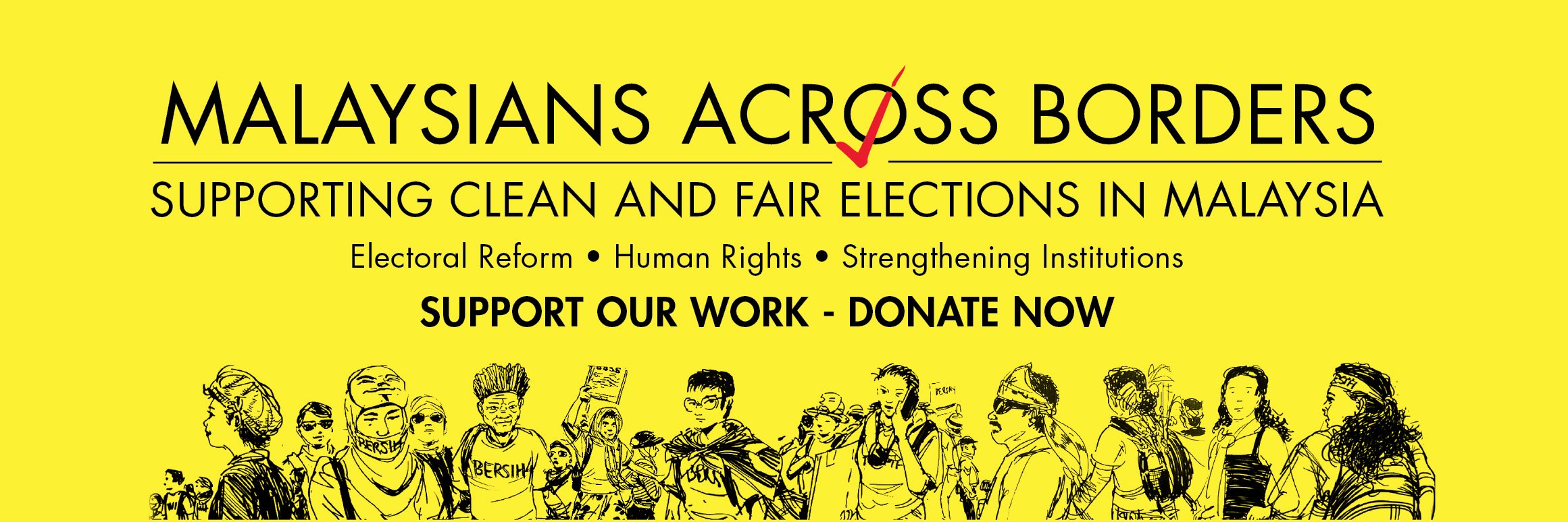 Global Bersih banner