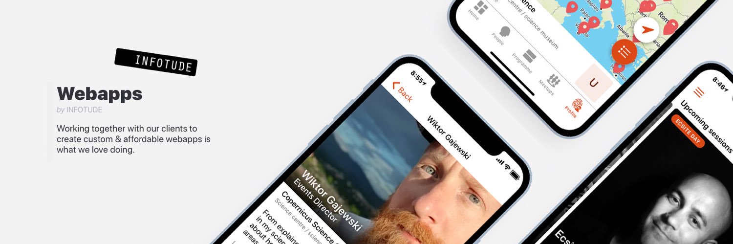 Infotude's profile banner image
