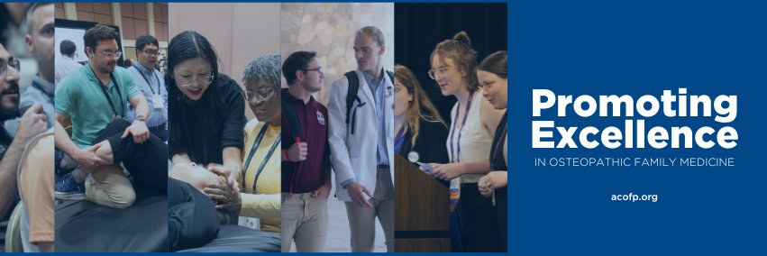 American College of Osteopathic Family Physicians banner