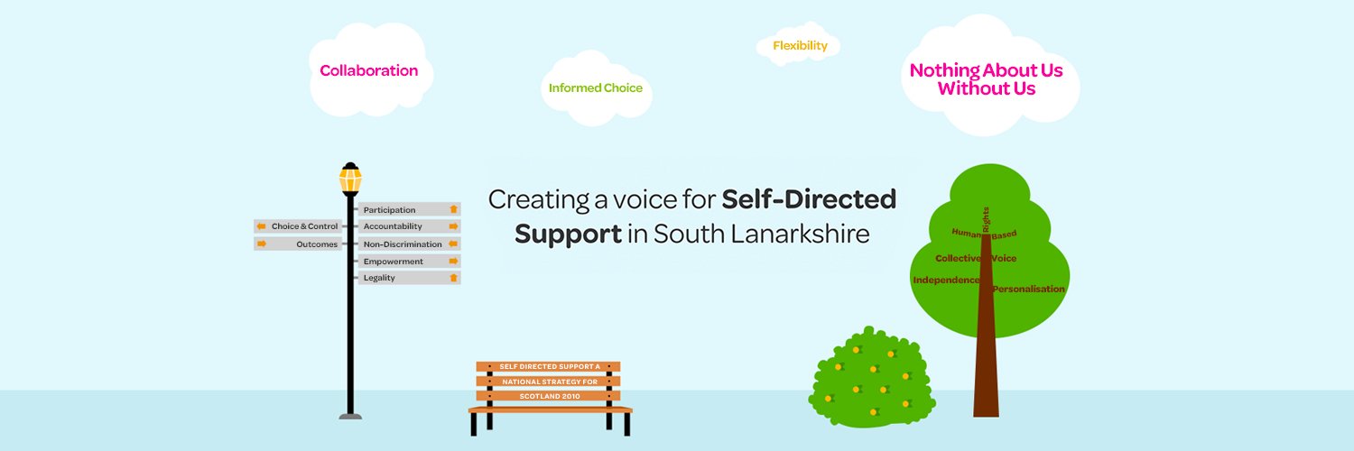 Self-Directed Support Network South Lanarkshire banner