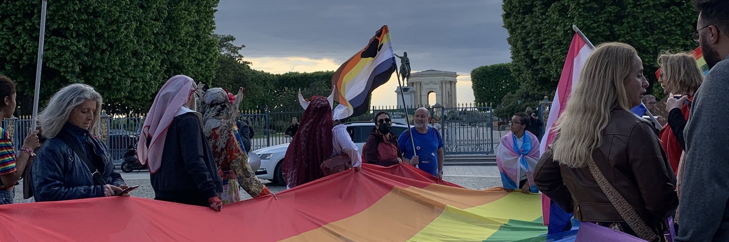 Fierté Montpellier Pride banner