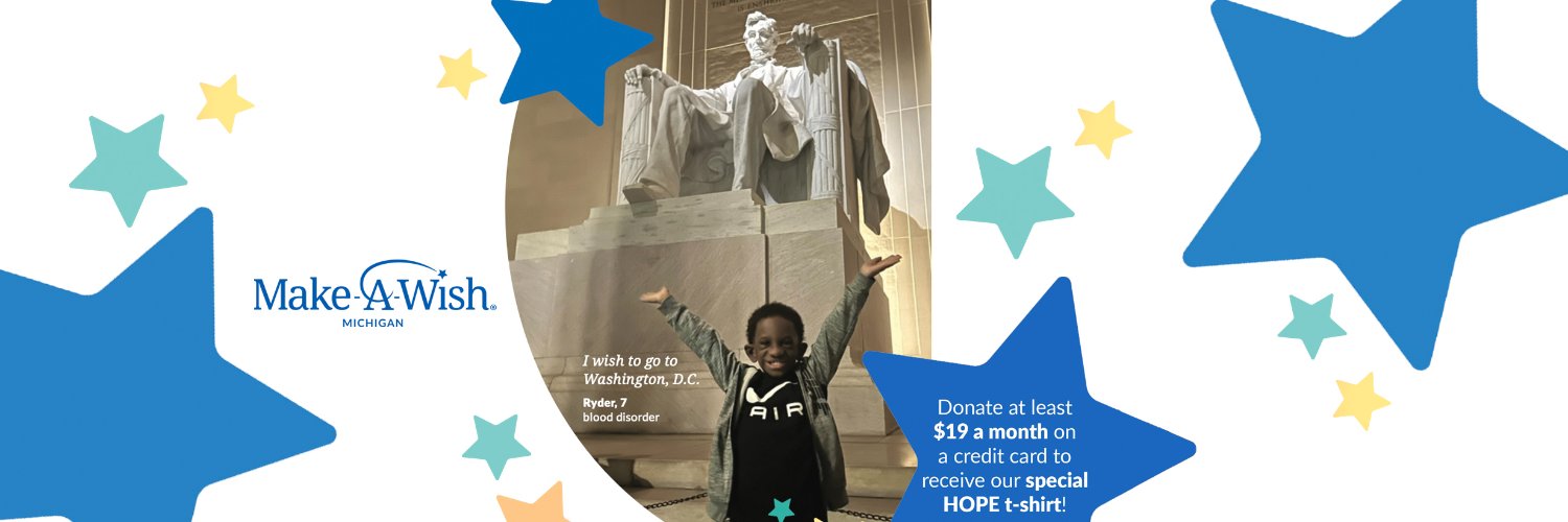 Make-A-Wish Michigan banner