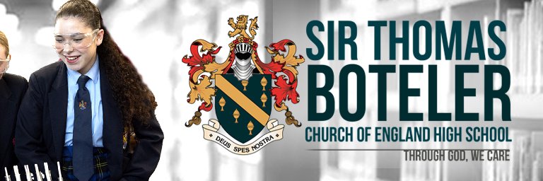 Sir Thomas Boteler Church of England High School banner