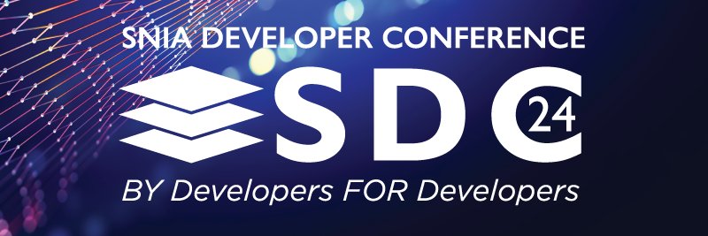 SNIA Developer Conference banner